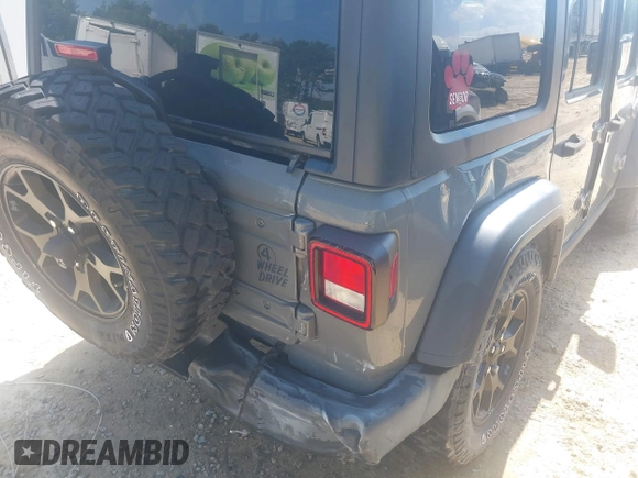 2020 Jeep Wrangler Unlimited Sport S с VIN 1C4HJXDG4LW325199, выставлен на аукционе IAAI как лот 42562063 с пробегом 18 350 миль миль и . История ставок и продаж доступна на DreamBid. Изображение 6.