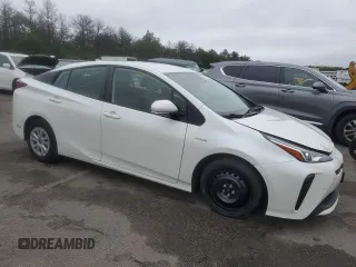 2019 Toyota Prius L Eco z VIN JTDKARFU4K3091067, wystawiony jako Copart lot #59710505 z przebiegiem 80 659 mil mil oraz Szkoda całkowita • Salvage title. Historia ofert i sprzedaży dostępna na DreamBid. Obrazek 4.