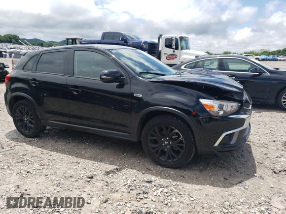 2018 Mitsubishi Outlander ES with VIN JA4AP3AU3JZ030233, listed as a Copart auction lot 56124415 with 107,615 mi miles and Salvage title. Bid and sale history available at DreamBid. Image 4.
