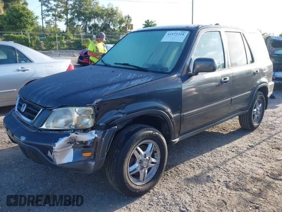 2001 Honda CR-V SE with VIN JHLRD18781C053342, listed as a IAAI auction lot 41972318 with 193,481 mi miles. Bid and sale history available at carsss.com. Image 17.