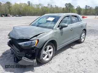 2022 Audi Q3 Premium with VIN WA1AUCF31N1001343, listed as a IAAI auction lot 41961486 with 41,578 mi miles. Bid and sale history available at carsss.com. Image 2.
