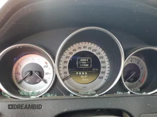 2012 Mercedes-Benz C 250 with VIN WDDGJ4HB0CF755536, listed as a Copart auction lot 58962955 with 117,349 mi miles and Salvage title. Bid and sale history available at DreamBid. Image 9.