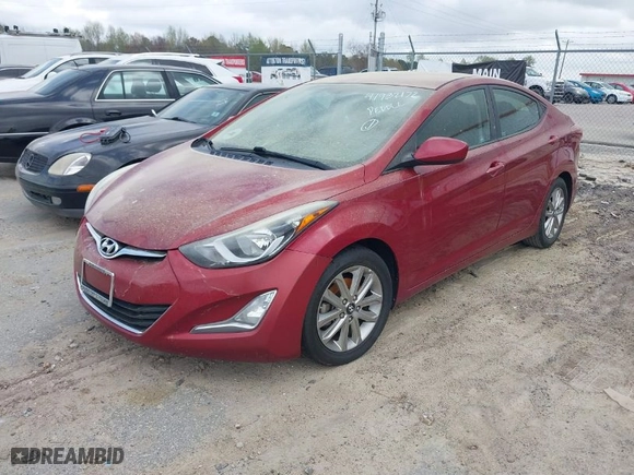 2015 Hyundai Elantra SE with VIN 5NPDH4AEXFH618708, listed as a IAAI auction lot 41932172 with 260,919 mi miles. Bid and sale history available at carsss.com. Image 2.