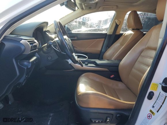2015 Lexus IS 350 with VIN JTHCE1D25F5009478, listed as a Copart auction lot 45606105 with 116,703 mi miles and Salvage Title. Bid and sale history available at carsss.com. Image 7.