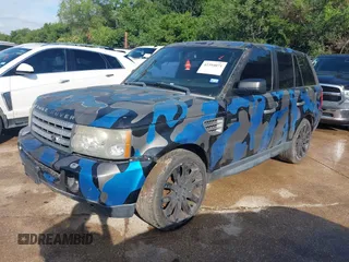 2008 Land Rover Range Rover Sport SC with VIN SALSH23428A174923, listed as a IAAI auction lot 42394071 with 158,947 mi miles and . Bid and sale history available at DreamBid. Image 2.