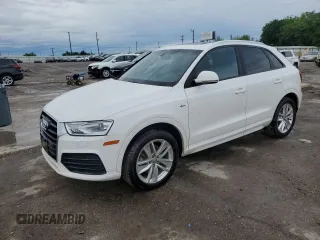 2018 Audi Q3 Premium z VIN WA1BCCFSXJR019611, wystawiony jako Copart lot #55286305 z przebiegiem 108 898 mil mil oraz Szkoda całkowita • Salvage title. Historia ofert i sprzedaży dostępna na DreamBid. Obrazek 1.