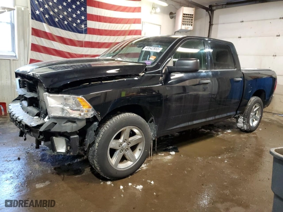2014 Ram 1500 Express with VIN 1C6RR7KT4ES418965, listed as a Copart auction lot 43542955 with 167,514 mi miles and Salvage Title. Bid and sale history available at carsss.com. Image 1.