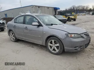 2004 Mazda 3 s with VIN JM1BK323X41163279, listed as a Copart auction lot 88756245 with 163,862 mi miles and Salvage Title. Bid and sale history available at DreamBid. Image 4.