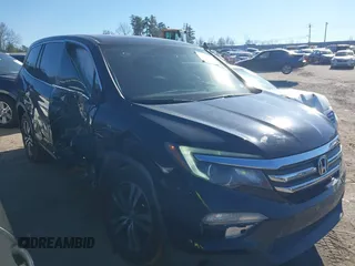 2016 Honda Pilot EX-L with VIN 5FNYF5H59GB005482, listed as a IAAI auction lot 41304248 with 127,092 mi miles and . Bid and sale history available at carsss.com. Image 1.