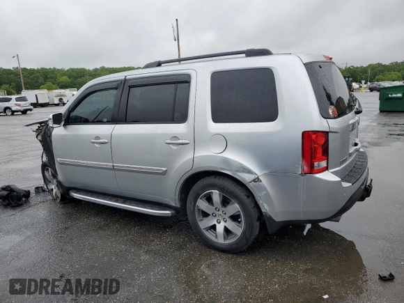 2013 Honda Pilot Touring z VIN 5FNYF4H99DB083396, wystawiony jako Copart lot #58728975 z przebiegiem Nie podano mil oraz Czysty tytuł • Clean title. Historia ofert i sprzedaży dostępna na DreamBid. Obrazek 2.