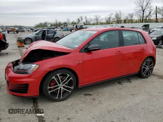 2017 Volkswagen Golf GTI S with VIN 3VW547AU0HM030805, listed as a Copart auction lot 51708815 with 74,399 mi miles and Salvage Title. Bid and sale history available at carsss.com. Image 1.