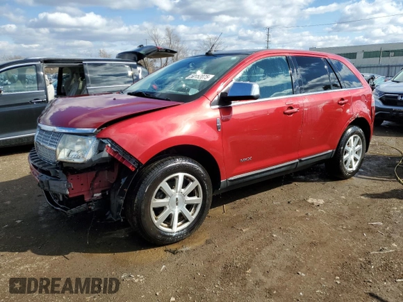 2007 Lincoln MKX with VIN 2LMDU68C57BJ33658, listed as a Copart auction lot 50152075 with 151,746 mi miles and Salvage Title. Bid and sale history available at carsss.com. Image 1.