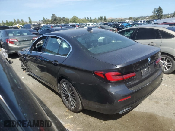 2023 BMW 5 Series 530e with VIN WBA13AG00PCL24045, listed as a Copart auction lot 84961634 with Not provided miles and Salvage title. Bid and sale history available at DreamBid. Image 2.