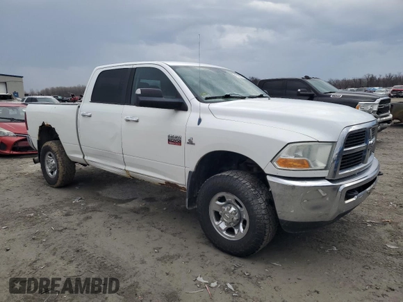 2010 Dodge Ram 2500 SLT with VIN 3D7UT2CL7AG179893, listed as a Copart auction lot 47190835 with 225,648 mi miles and Salvage Title. Bid and sale history available at carsss.com. Image 4.