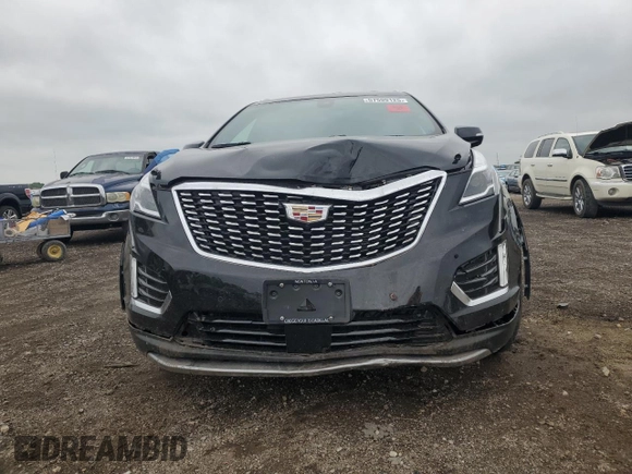 2023 Cadillac XT5 AWD Premium Luxury with VIN 1GYKNDR45PZ224937, listed as a Copart auction lot 57599125 with 12,905 mi miles and Salvage title. Bid and sale history available at DreamBid. Image 5.