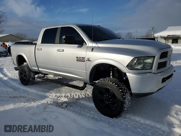 2016 Ram 2500 SLT with VIN 3C6UR5DL7GG166246, listed as a Copart auction lot 46097775 with 55,358 mi miles and Salvage Title. Bid and sale history available at carsss.com. Image 4.