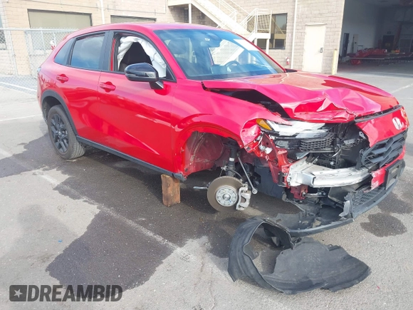 2024 Honda HR-V Sport with VIN 3CZRZ1H58RM706561, listed as a IAAI auction lot 41036348 with 26,257 mi miles. Bid and sale history available at carsss.com. Image 1.