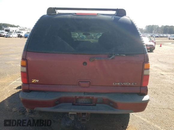 2003 Chevrolet Tahoe LS with VIN 1GNEK13Z93R256421, listed as a Copart auction lot 49001975 with 318,219 mi miles and Salvage Title. Bid and sale history available at DreamBid. Image 6.