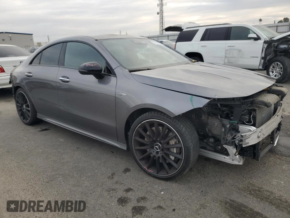 2022 Mercedes-Benz CLA 35 AMG with VIN W1K5J5BBXNN296482, listed as a Copart auction lot 78531904 with 17,786 mi miles and Salvage Title. Bid and sale history available at DreamBid. Image 4.