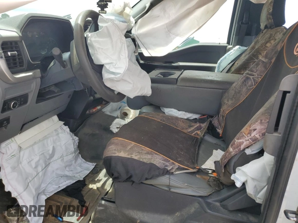 2022 Ford F-150 XL with VIN 1FTEX1EB2NKE47152, listed as a Copart auction lot 58503165 with 79,834 mi miles and Salvage title. Bid and sale history available at DreamBid. Image 7.