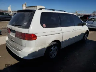2001 Honda Odyssey EX z VIN 2HKRL18671H554699, wystawiony jako Copart lot #46690335 z przebiegiem Nie podano mil oraz Szkoda całkowita • Salvage title. Historia ofert i sprzedaży dostępna na DreamBid. Obrazek 3.