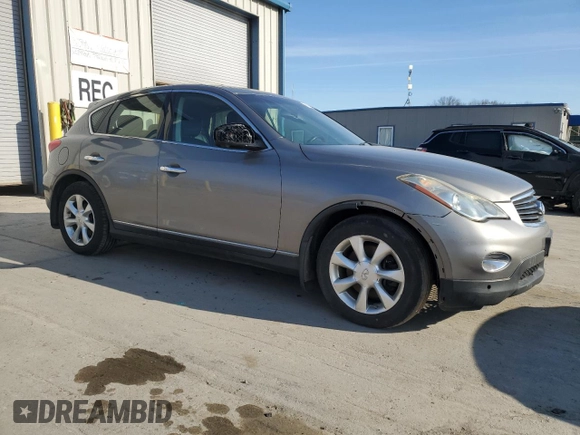 2010 Infiniti EX Journey z VIN JN1AJ0HR5AM752990, wystawiony jako Copart lot #50425075 z przebiegiem 277 448 mil mil oraz Szkoda całkowita • Salvage title. Historia ofert i sprzedaży dostępna na DreamBid. Obrazek 4.
