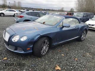 2012 Bentley Continental GT with VIN SCBGR3ZA8CC074600, listed as a Copart auction lot 77485624 with 16,065 mi miles and Salvage Title. Bid and sale history available at DreamBid. Image 1.