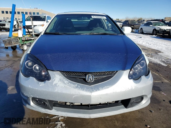 2005 Acura RSX with VIN JH4DC54845S007906, listed as a Copart auction lot 87666505 with 189,276 mi miles and Salvage title. Bid and sale history available at DreamBid. Image 5.