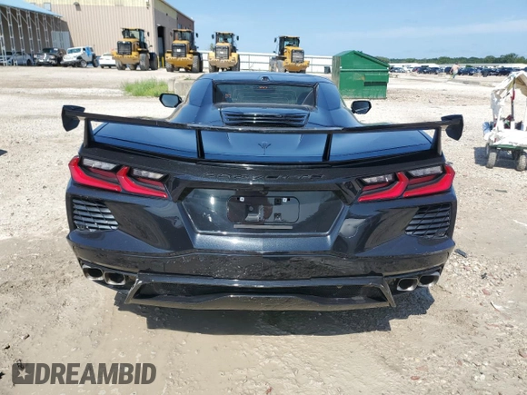 2023 Chevrolet Corvette 3LT with VIN 1G1YC3D47P5500302, listed as a Copart auction lot 62769995 with 768 mi miles and Salvage title. Bid and sale history available at DreamBid. Image 6.