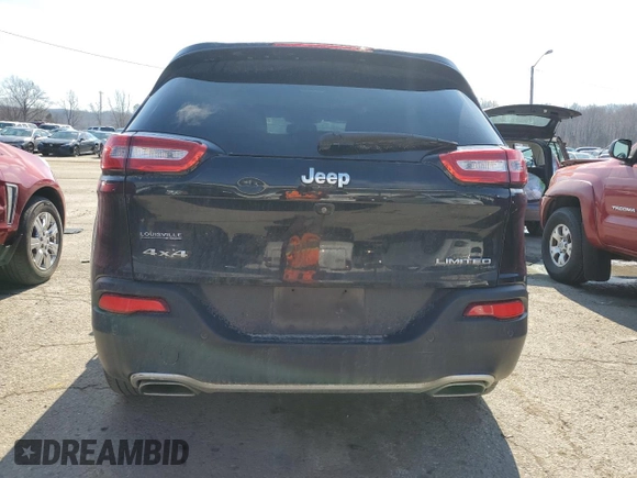 2018 Jeep Cherokee Limited with VIN 1C4PJMDX7JD587009, listed as a Copart auction lot 47013175 with 130,727 mi miles and Salvage Title. Bid and sale history available at carsss.com. Image 6.