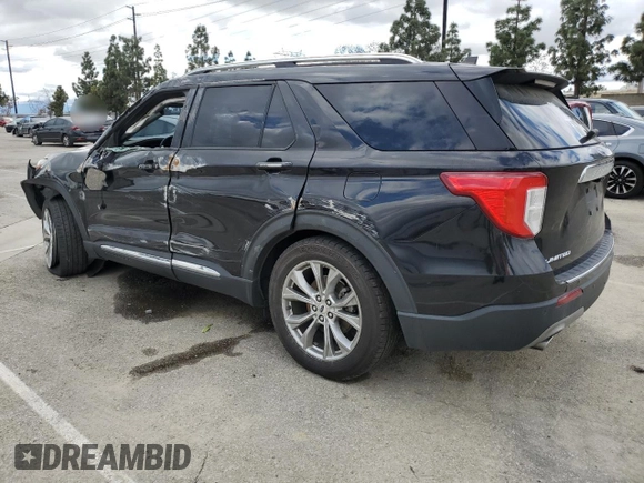 2021 Ford Explorer Limited with VIN 1FMSK7FHXMGB52658, listed as a Copart auction lot 48803235 with 92,158 mi miles and Clean Title. Bid and sale history available at carsss.com. Image 2.
