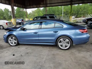 2017 Volkswagen CC R-Line 2.0T Executive with VIN WVWFP7ANXHE502375, listed as a Copart auction lot 61888734 with 0 mi miles and Salvage Title. Bid and sale history available at carsss.com. Image 2.