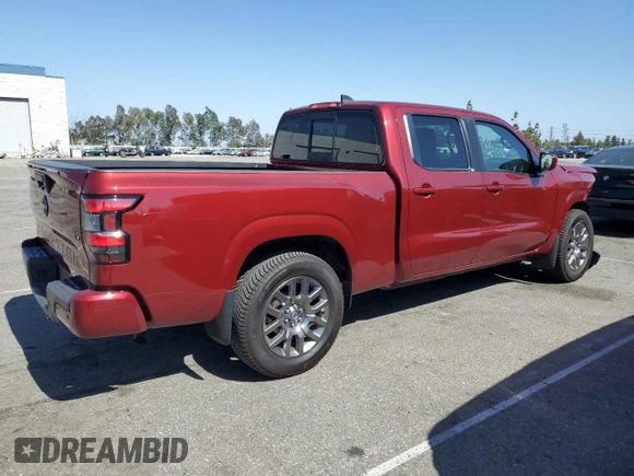 2022 Nissan Frontier SV с VIN 1N6ED1FJ9NN637623, выставлен на аукционе Copart как лот 57306685 с пробегом 23 446 миль миль и Списание • Salvage title. История ставок и продаж доступна на DreamBid. Изображение 3.