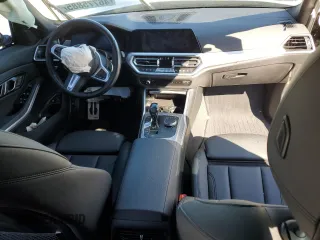 2021 BMW 3 Series 330e with VIN 3MW5P7J03M8B61203, listed as a Copart auction lot 46775885 with 0 mi miles and Salvage Title. Bid and sale history available at carsss.com. Image 8.