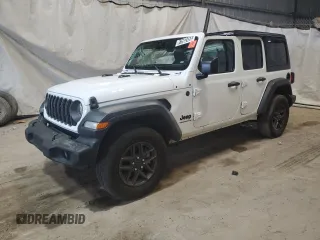 2024 Jeep Wrangler Sport S с VIN 1C4PJXDN1RW329424, выставлен на аукционе Copart как лот 61502455 с пробегом 20 426 миль миль и Чистый • Clean title. История ставок и продаж доступна на DreamBid. Изображение 1.
