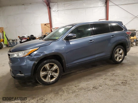 2015 Toyota Highlander Limited with VIN 5TDDKRFH4FS218591, listed as a Copart auction lot 53269185 with 94,767 mi miles and Clean Title. Bid and sale history available at carsss.com. Image 1.