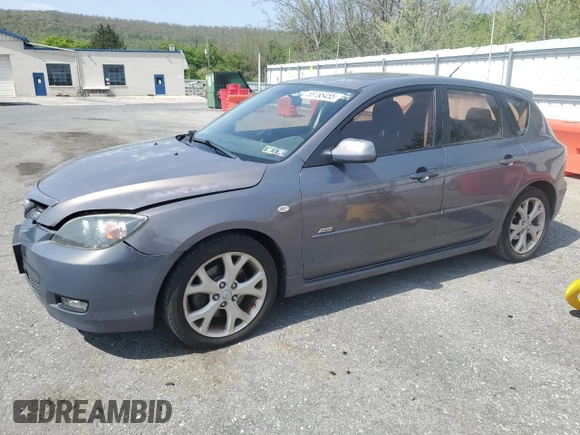 2008 Mazda 3 s GT *Ltd Avail* with VIN JM1BK344781793370, listed as a Copart auction lot 55165455 with 144,623 mi miles and Salvage Title. Bid and sale history available at carsss.com. Image 1.