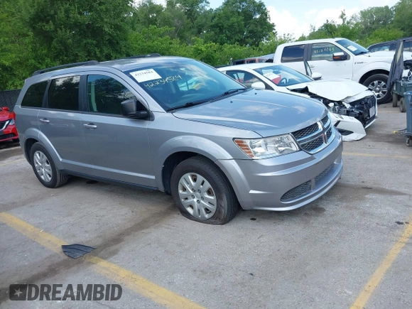2016 Dodge Journey American Value with VIN 3C4PDCAB0GT134279, listed as a IAAI auction lot 42234584 with 166,437 mi miles and . Bid and sale history available at DreamBid. Image 1.