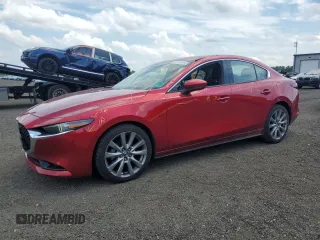 2019 Mazda 3 Premium with VIN 3MZBPAEM0KM100747, listed as a Copart auction lot 62830505 with 45,405 mi miles and Salvage title. Bid and sale history available at DreamBid. Image 1.