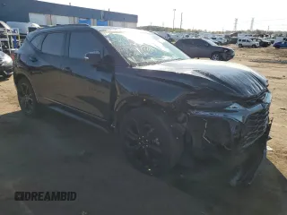2022 Chevrolet Blazer RS with VIN 3GNKBKRS0NS219177, listed as a Copart auction lot 71610744 with 23,116 mi miles and Salvage title. Bid and sale history available at DreamBid. Image 4.