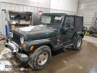 1999 Jeep Wrangler Sahara with VIN 1J4FY49SXXP451964, listed as a Copart auction lot 46120595 with 162,944 mi miles and Clean Title. Bid and sale history available at carsss.com. Image 1.