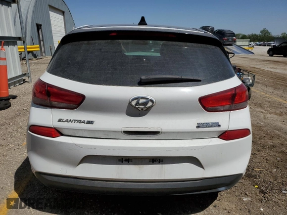 2020 Hyundai Elantra GT with VIN KMHH35LE6LU119808, listed as a Copart auction lot 51030714 with 46,660 mi miles and Clean Title. Bid and sale history available at carsss.com. Image 6.
