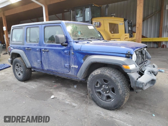 2018 Jeep Wrangler Unlimited Sport z VIN 1C4HJXDN3JW305148, wystawiony jako Copart lot #49808205 z przebiegiem 121 758 mil mil oraz Szkoda całkowita • Salvage title. Historia ofert i sprzedaży dostępna na DreamBid. Obrazek 4.