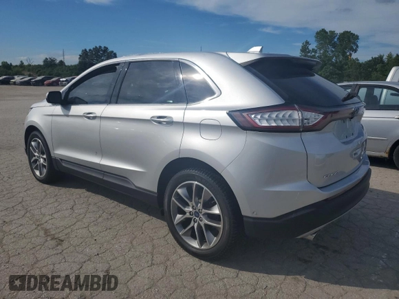 2017 Ford Edge Titanium with VIN 2FMPK4K86HBC18128, listed as a Copart auction lot 59304254 with 96,112 mi miles and Salvage Title. Bid and sale history available at carsss.com. Image 2.