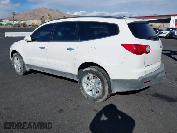 2012 Chevrolet Traverse 1LT with VIN 1GNKRGED9CJ131856, listed as a IAAI auction lot 41708623 with 77,329 mi miles and . Bid and sale history available at DreamBid. Image 3.