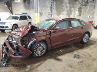 2016 Ford Fusion Titanium with VIN 3FA6P0D97GR273225, listed as a Copart auction lot 57045905 with Not provided miles and Salvage title. Bid and sale history available at DreamBid. Image 1.