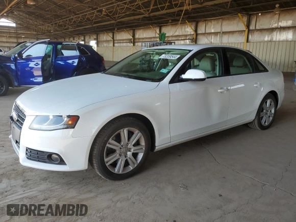 2011 Audi A4 Premium with VIN WAUBFAFL5BA110213, listed as a Copart auction lot 73209544 with 173,923 mi miles and Salvage Title. Bid and sale history available at carsss.com. Image 1.