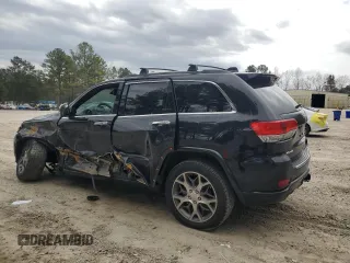 2020 Jeep Grand Cherokee Overland with VIN 1C4RJFCG6LC239331, listed as a Copart auction lot 45449465 with 62,487 mi miles and Salvage Title. Bid and sale history available at carsss.com. Image 2.