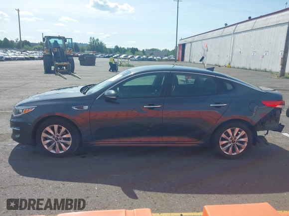 2017 Kia Optima LX with VIN 5XXGT4L38HG141170, listed as a IAAI auction lot 42338671 with 109,754 mi miles and . Bid and sale history available at DreamBid. Image 14.