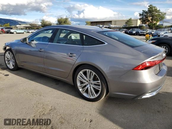 2019 Audi A7 Prestige with VIN WAUS2AF22KN058454, listed as a Copart auction lot 45555485 with 44,306 mi miles and Salvage Title. Bid and sale history available at carsss.com. Image 2.